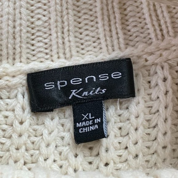 Spense Knits Offset Collar Sweater - Picture 8 of 8